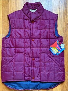 Vintage 1980’s Deadstock BNWT Kicks Puffer Vest